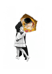 the kiss by gustav klimt